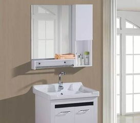 挂墙式新款PVC浴柜 现代卫浴空间的智慧选择